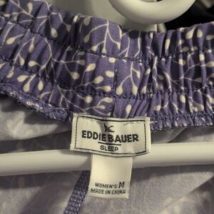 Eddie Bauer Purple and White Sleepwear